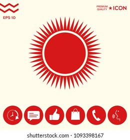 Sun icon symbol