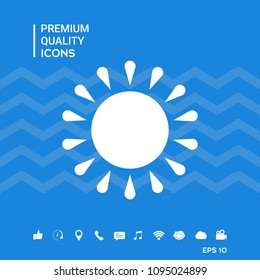 Sun icon symbol