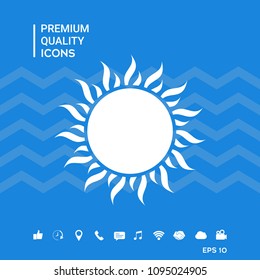 Sun icon symbol