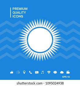 Sun icon symbol