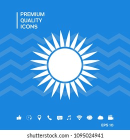 Sun icon symbol
