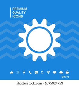 Sun icon symbol
