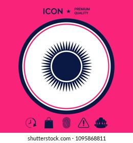 Sun icon symbol