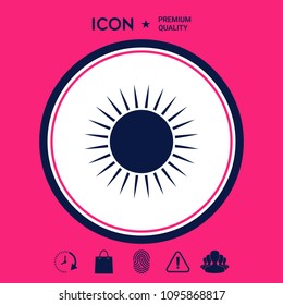 Sun icon symbol
