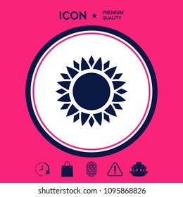 Sun icon symbol