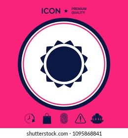 Sun icon symbol