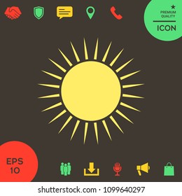 Sun icon symbol