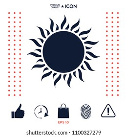 Sun icon symbol