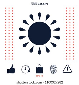 Sun icon symbol
