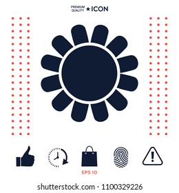 Sun icon symbol