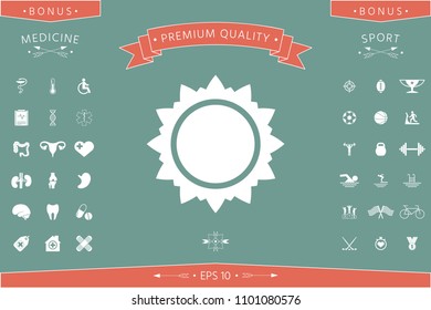 Sun icon symbol