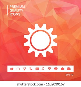 Sun icon symbol