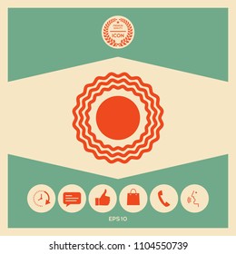 Sun icon symbol