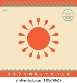 Sun icon symbol