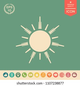 Sun icon symbol