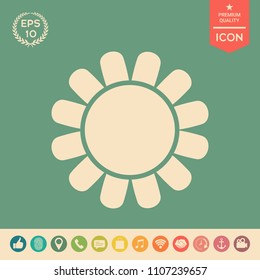 Sun icon symbol
