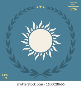 Sun icon symbol