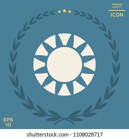 Sun icon symbol