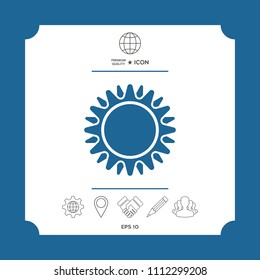 Sun icon symbol