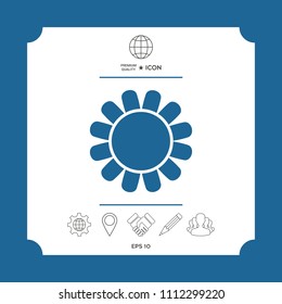Sun icon symbol