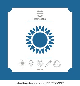 Sun icon symbol