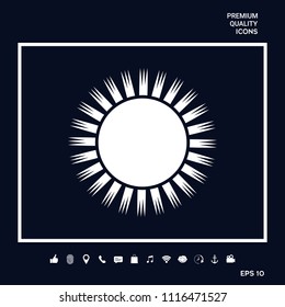 Sun icon symbol