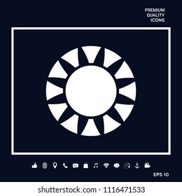Sun icon symbol