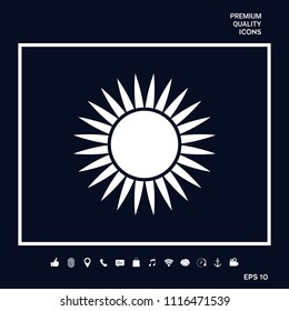 Sun icon symbol