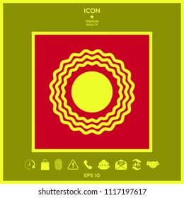 Sun icon symbol