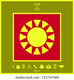 Sun icon symbol