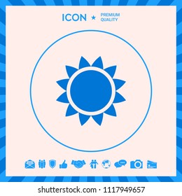 Sun icon symbol