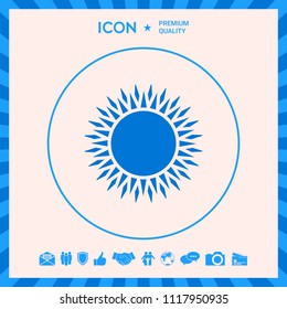 Sun icon symbol