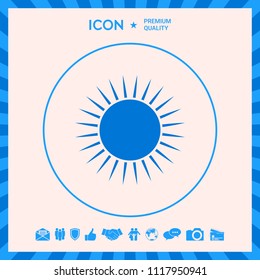 Sun icon symbol