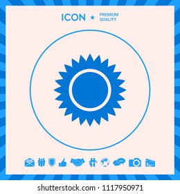 Sun icon symbol