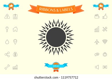 Sun icon symbol