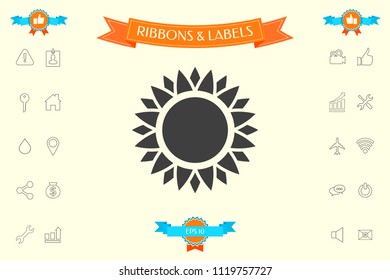 Sun icon symbol