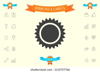 Sun icon symbol