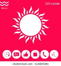 Sun icon symbol