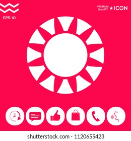 Sun icon symbol