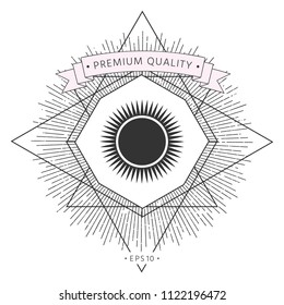 Sun icon symbol symbol