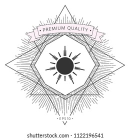Sun icon symbol symbol