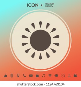 Sun icon symbol