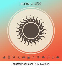 Sun icon symbol