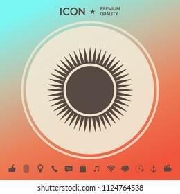 Sun icon symbol