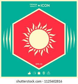 Sun icon symbol