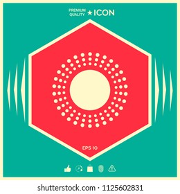 Sun icon symbol