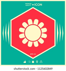 Sun icon symbol