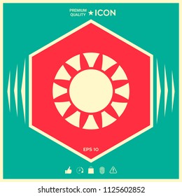Sun icon symbol