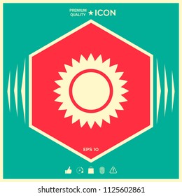 Sun icon symbol
