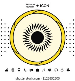 Sun icon symbol